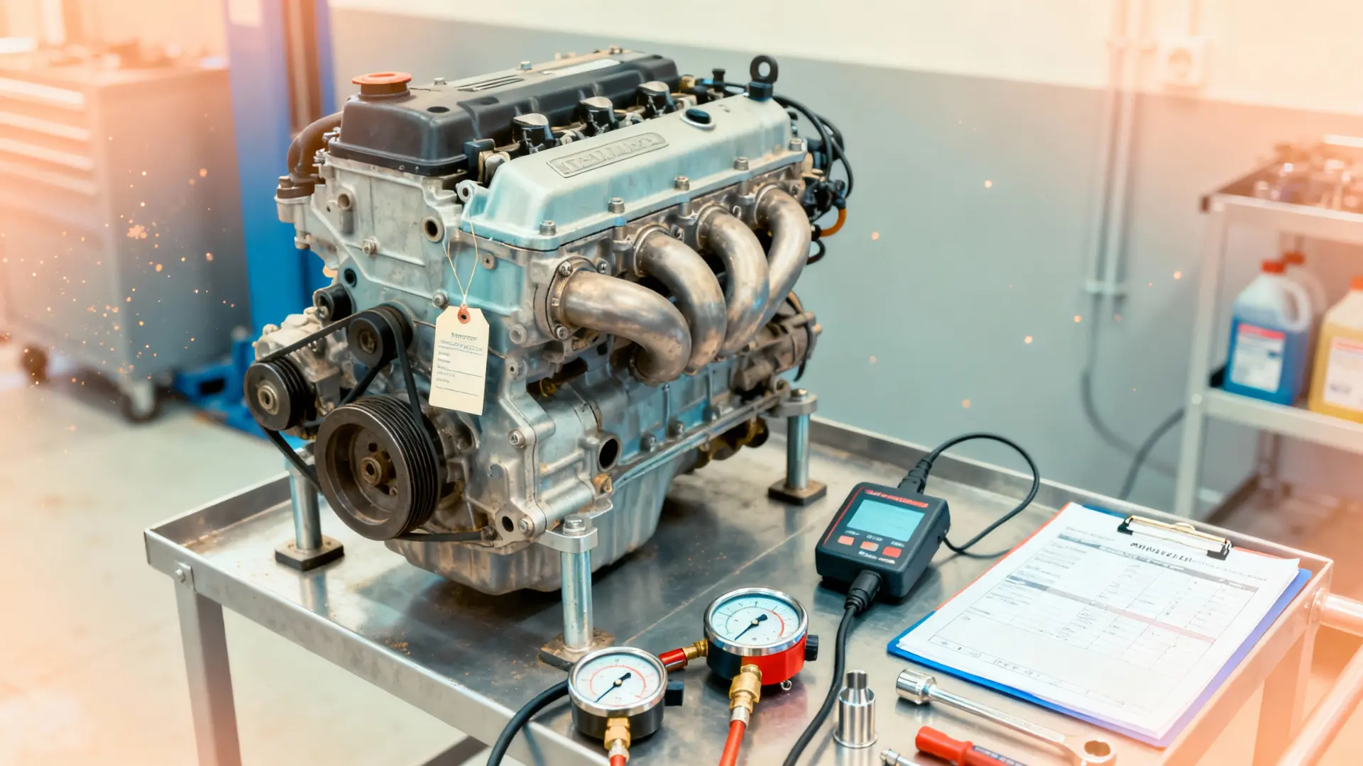 How to check the condition of a used engine before buying